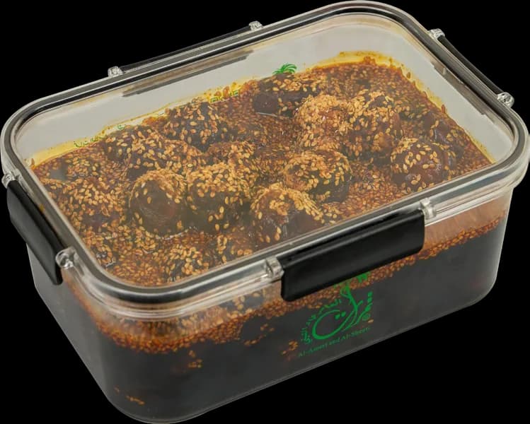 علبة معسل برحي بالجوز