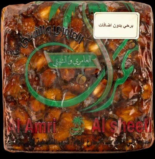 تمر برحي مجبوس بدون إضافات